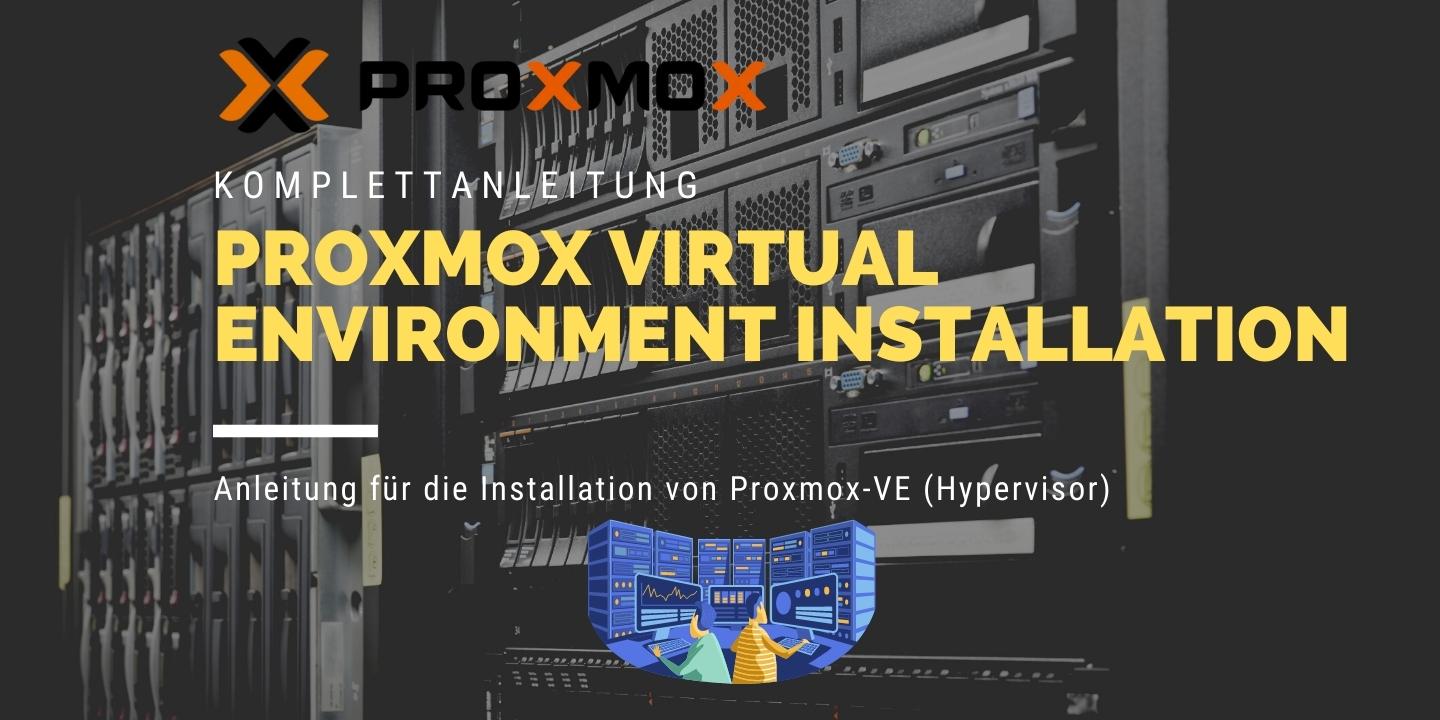 Proxmox Virtual Environment Install Guide Deutsch