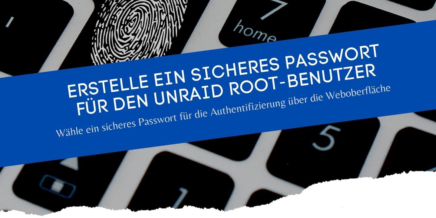 Authentifizierung am Server mit Root-Passwort erstellen Guide