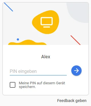 Authentifizierung vornehmen PIN-Eingeben Tutorial