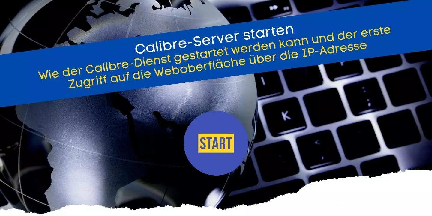 Calibre-Server nach der Installation starten