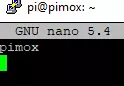 Hostname Pimox in die Konfiguration einpflegen