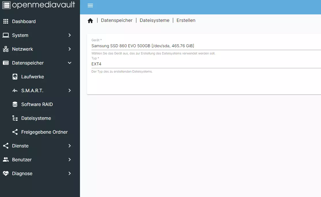 OpenMediaVault auf dem Raspberry Pi installieren (NAS)