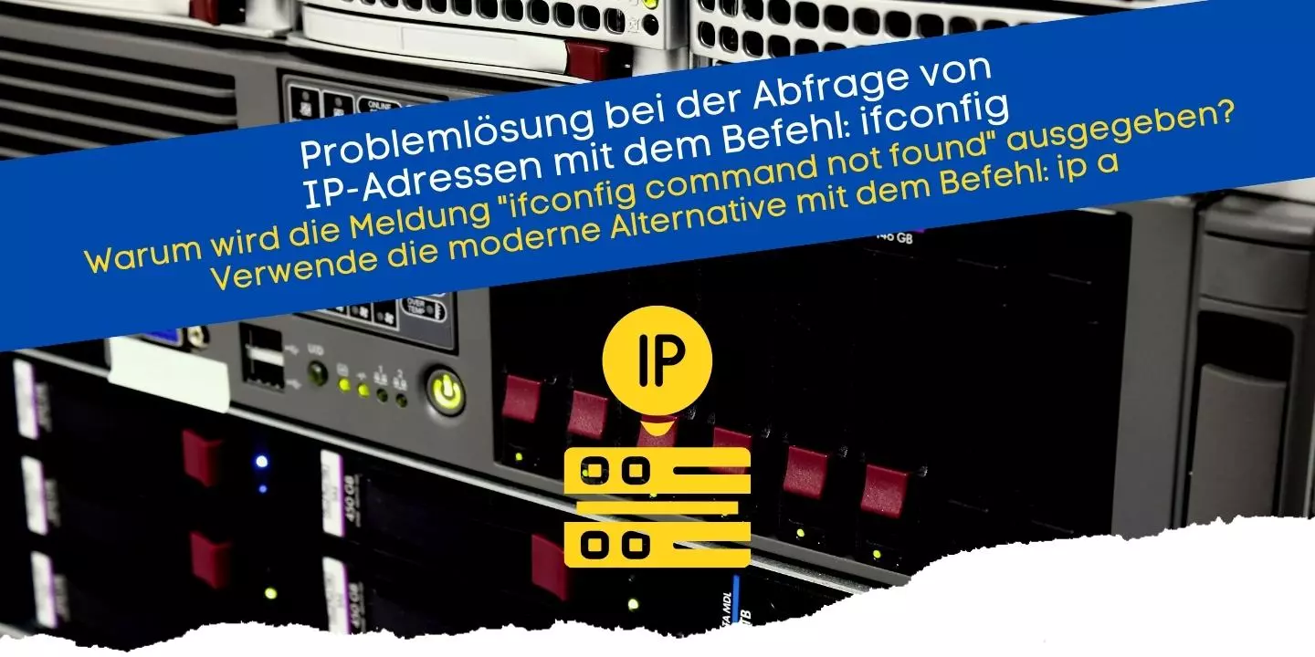 Warum wird die Meldung ifconfig command not found ausgegeben