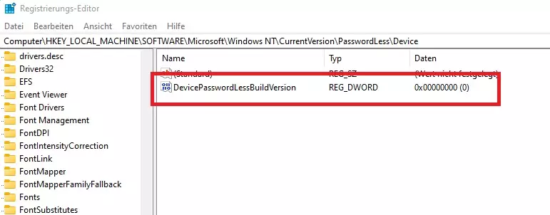 Computer mit Microsoft Windows 11 ohne Passwort starten