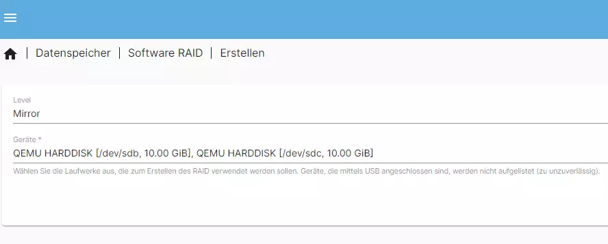 Ein Software-RAID mit OpenMediaVault 6 installieren (Anleitung)