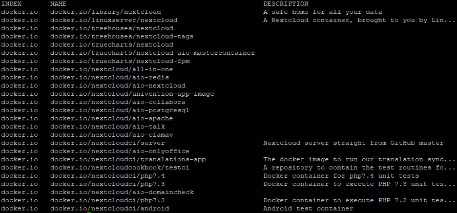 Podman Befehle für die Installation eines Images von Docker-Hub