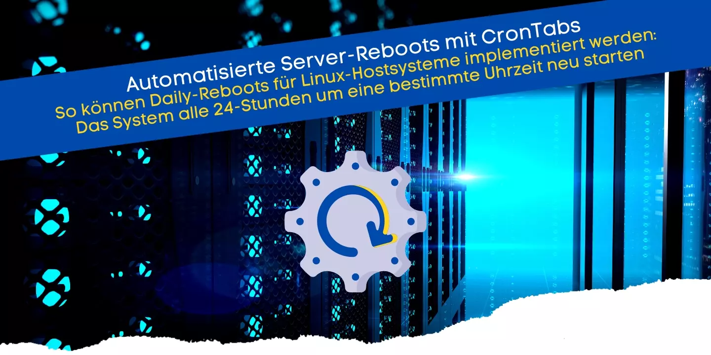Automatisierte Server-Reboots mit CronTabs Linux herunterfahren und neu starten Commands für das Terminal