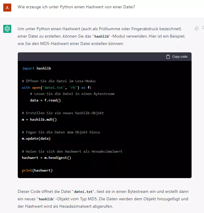 ChatGPT: Künstliche Intelligenz für Programmierer und Sys-Admins