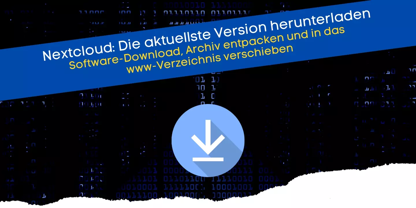 Software-Download - Archiv entpacken und in das www-Verzeichnis verschieben