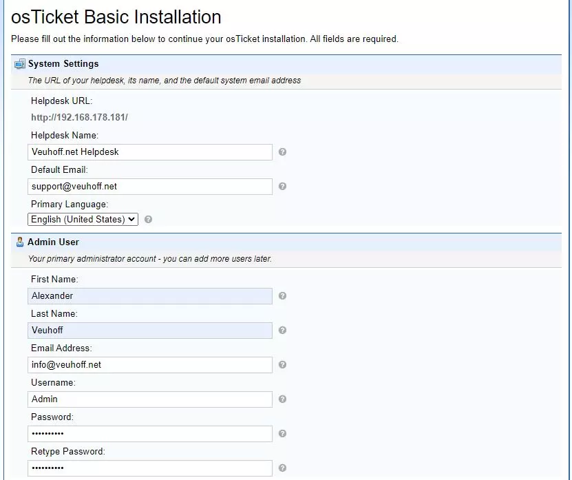 osTicket Installation und Konfiguration Anleitung für Ubuntu und Debian Server