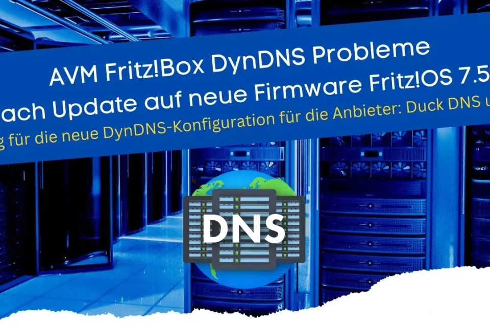 AVM Fritzbox Probleme mit DynDNS nach Update auf die neue Firmware FritzOS 7.50 (Tutorial)