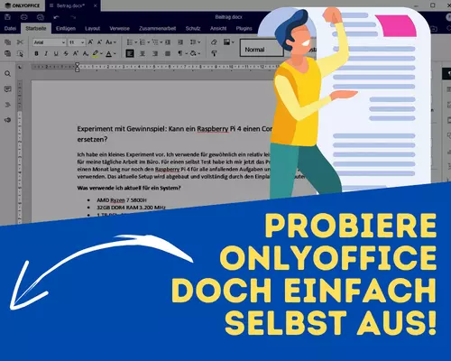 OnlyOffice als Alternative für Microsoft Words