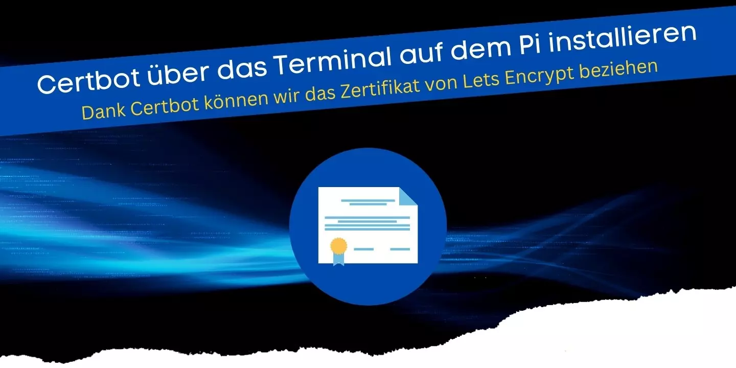 Certbot über das Terminal auf dem Pi installieren