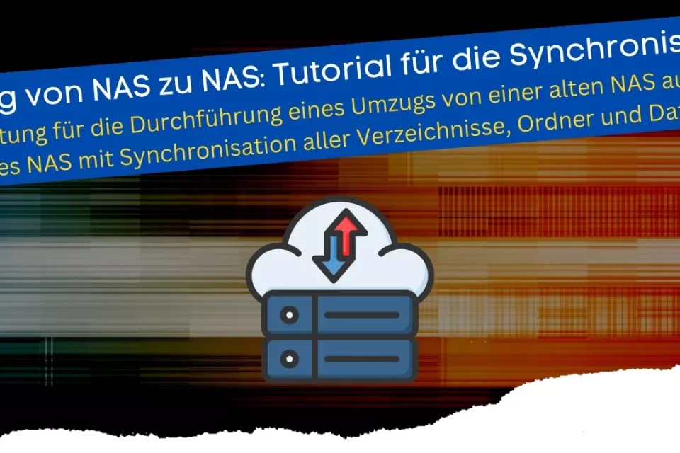 Umzug von NAS zu NAS - Ein Tutorial für die Synchronisation kopieren alle Dateien