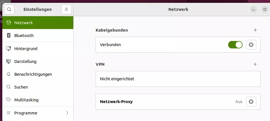 Netzwerk mit Ubuntu konfigurieren