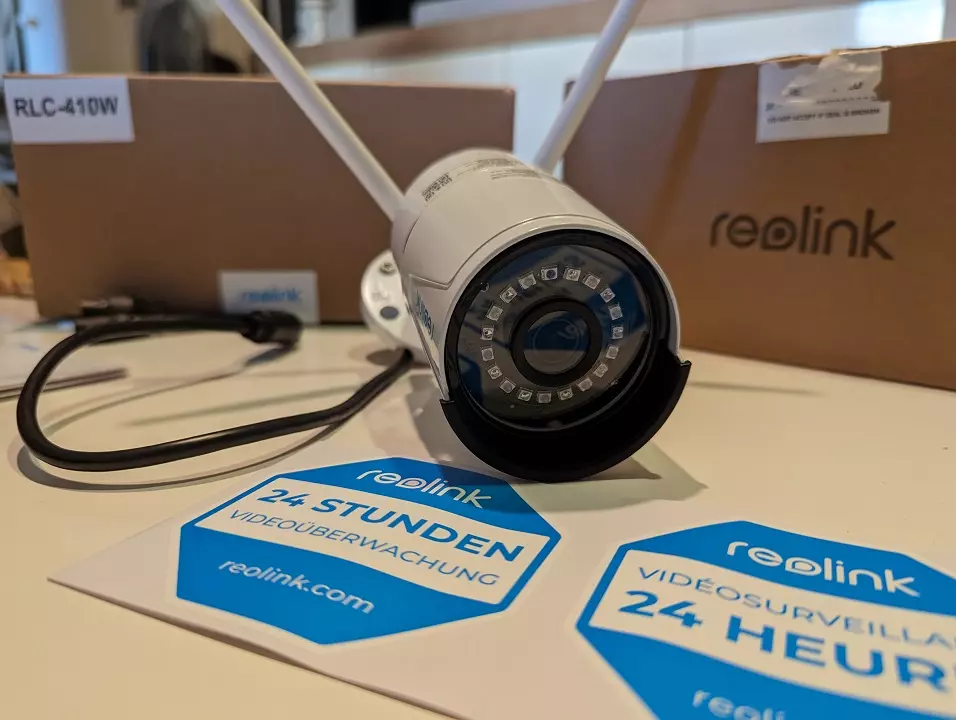 Reolink IP-Kamera für Videoüberwachung mit Shinobi