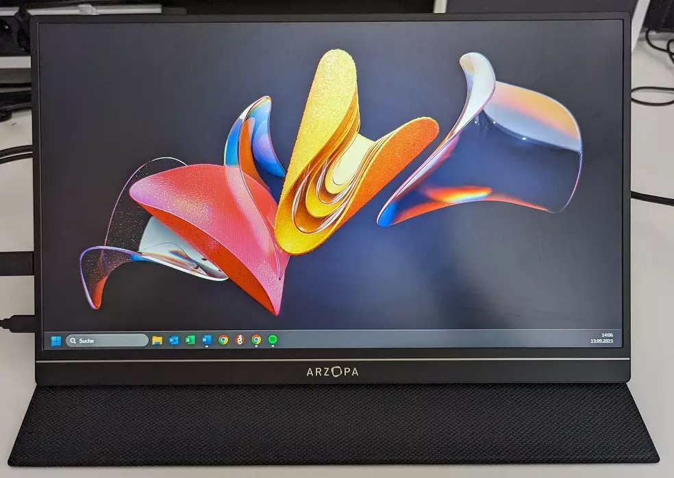 Arzopa Portable 15.6 Zoll Monitor mit USB-C im Test - Review