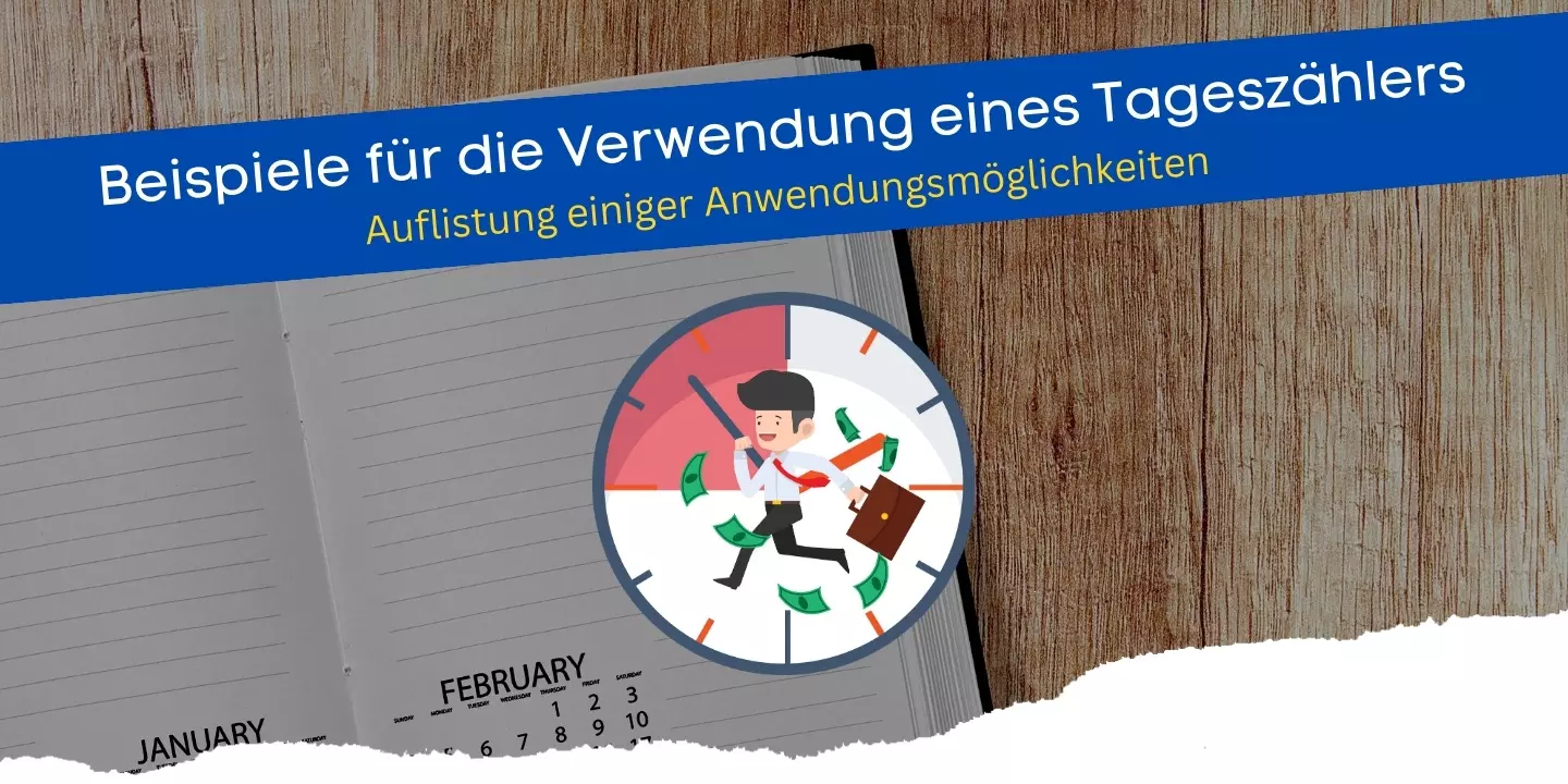 Tageszähler: Tage zwischen zwei Daten berechnen (Programm)