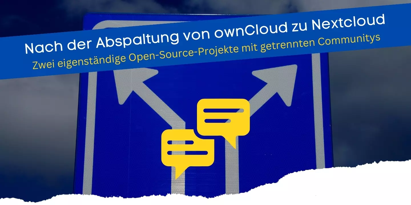 Nach der Abspaltung von ownCloud zu Nextcloud