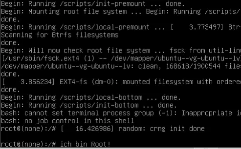 Angemeldet als Root ohne Passwort-Eingabe unter Linux