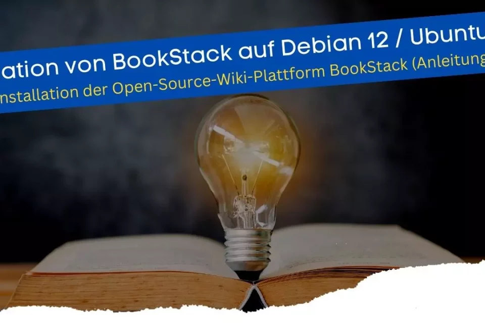Installation von BookStack auf Debian 12 Ubuntu 22.04