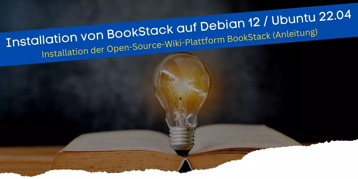 Installation von BookStack auf Debian 12 Ubuntu 22.04
