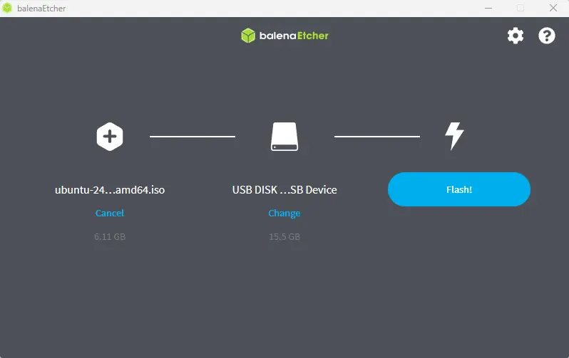 B1 - Bootstick für die Installation von Ubuntu 24.04 LTS erstellen