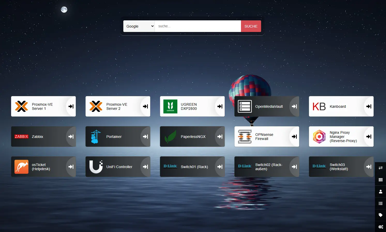 Heimdall Installation auf Linux mit Docker