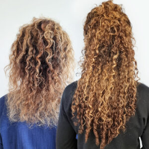 20240105 Curl before and after HaireXtends