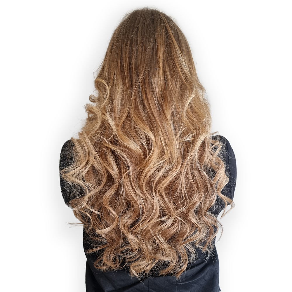 Hairextensions from HaireXtends from Veva Brands Great lengths big volume full points