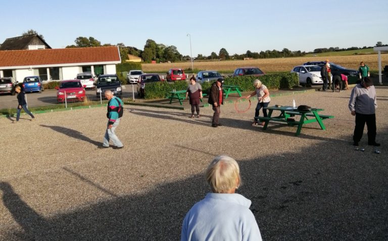 Petanque afslutning 2020 med fuld gang i banerne.