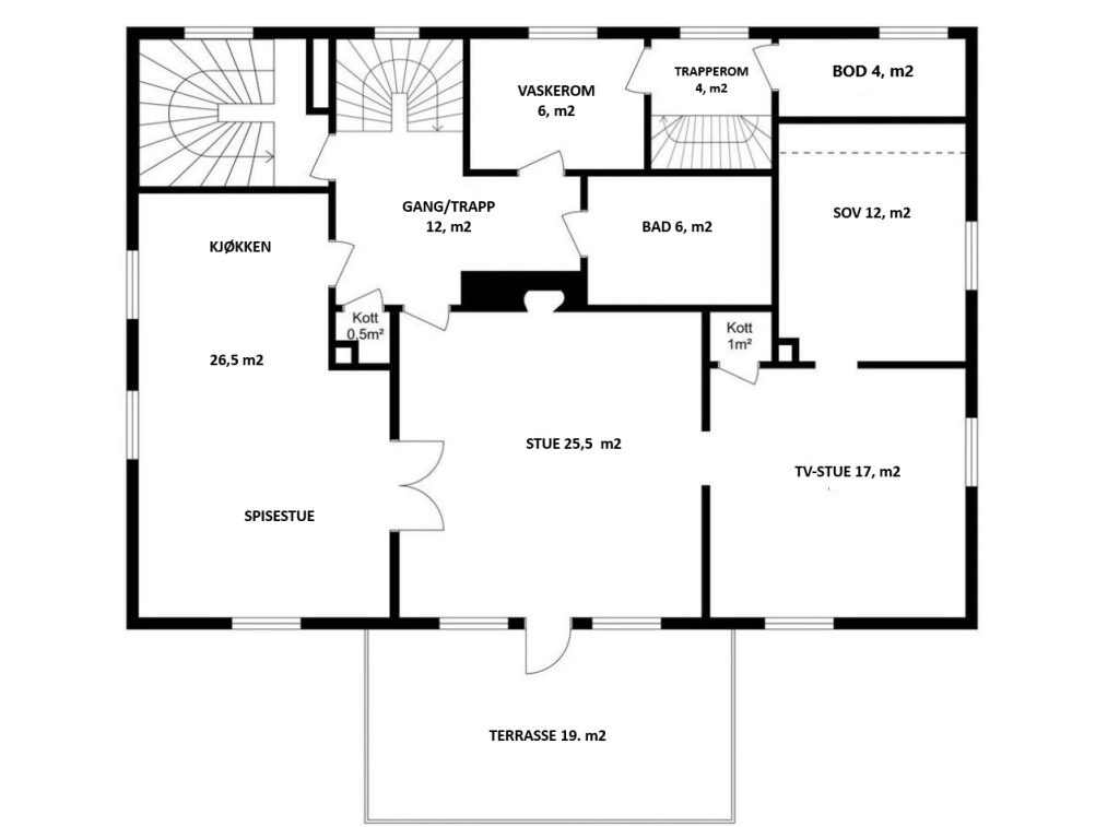 Før leil 2etg villa