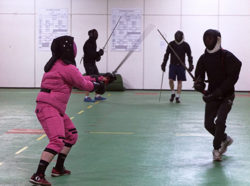 AMHE - Épée Une Main Scout - Acier - Black Fencer