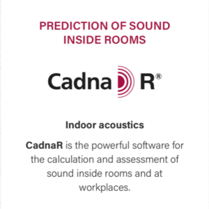 Cadna R - Rumakustik