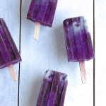 Blueberry popsicles