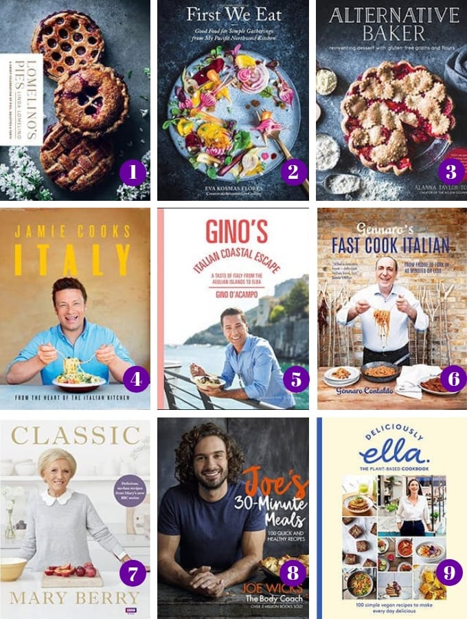 2018 cookbook gift guide