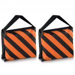 Neewer Set of Two Black/Orange Heavy Duty Sand Bag Photography Studio