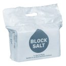 Vickery provides water softener salt in blocks by Harvey's