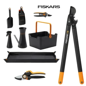 Fiskars Gardenpakke + Grensaks og Beskæresaks