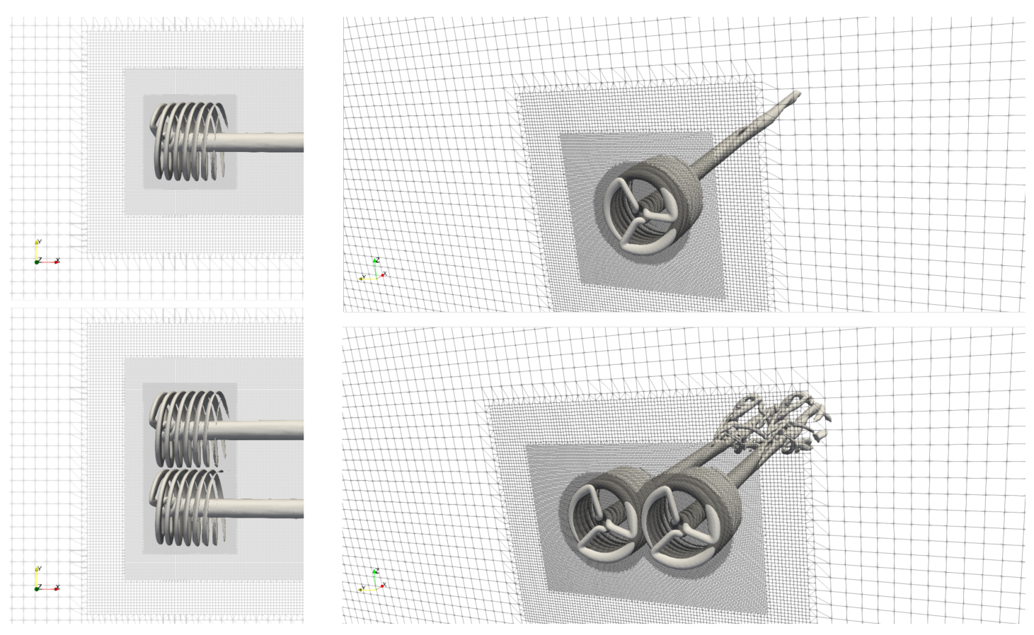 Aerodynamic performance of a dual turbine concept characterized by a relatively close distance between rotors