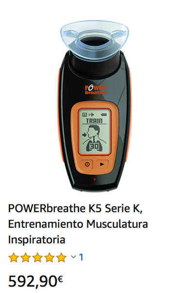 Entrenador de respiración Powerbreathe Plus