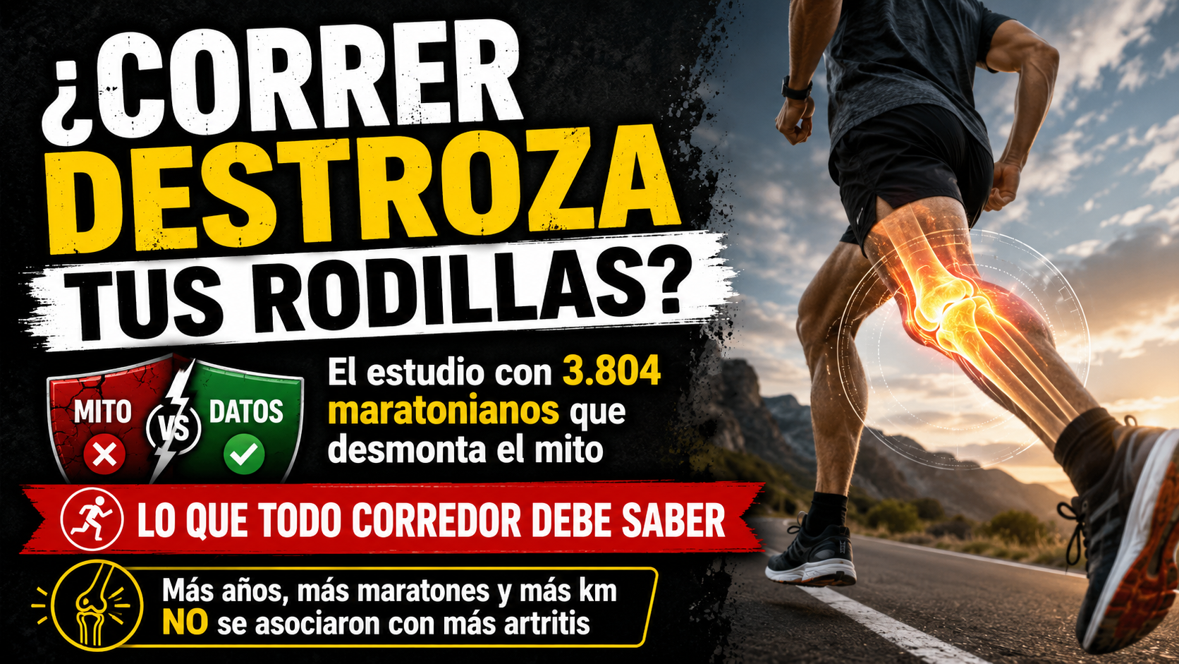 correr es malo para las rodillas