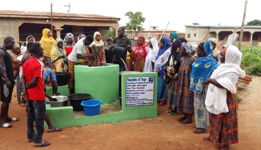 pozos de agua potable en Togo