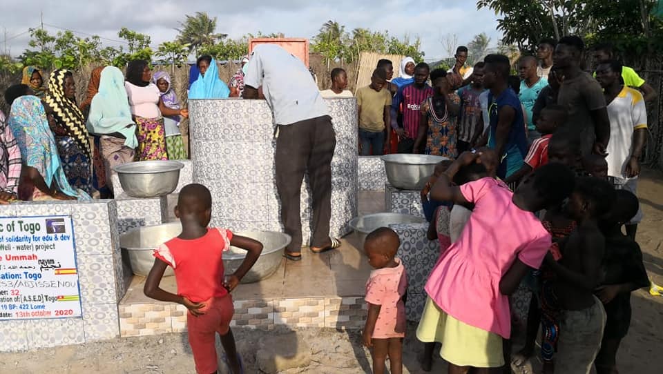 pozo en Adjigémé, Togo. 