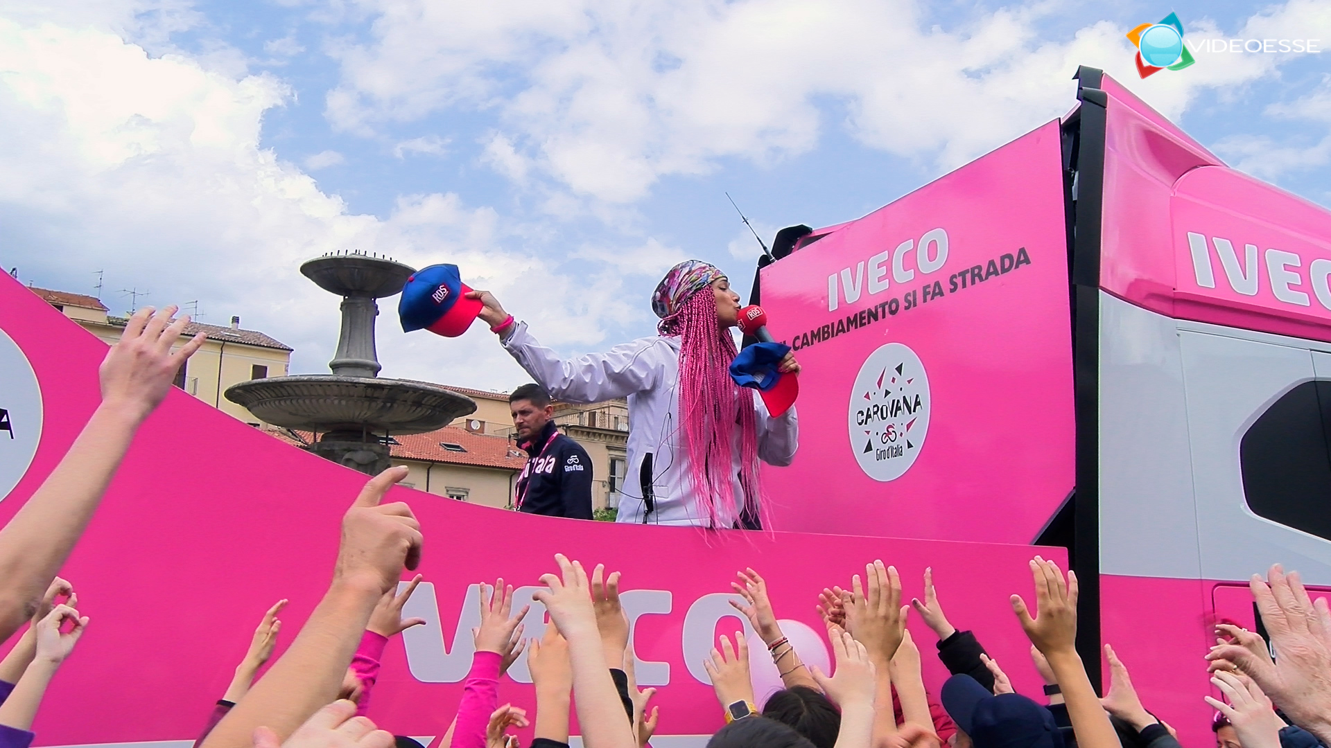 carovana del giro d'italia a sulmona