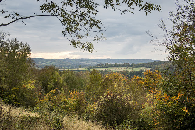 Looking back over where we have been - Tring Station to Ivinghoe Beacon