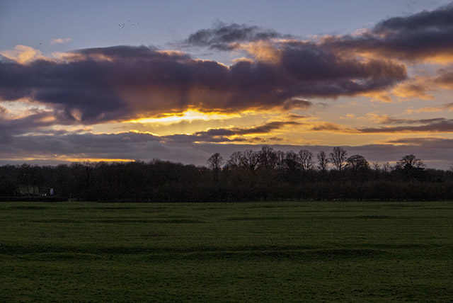 Golden Rays - Sunset in the Ouse Valley, Milton Keynes