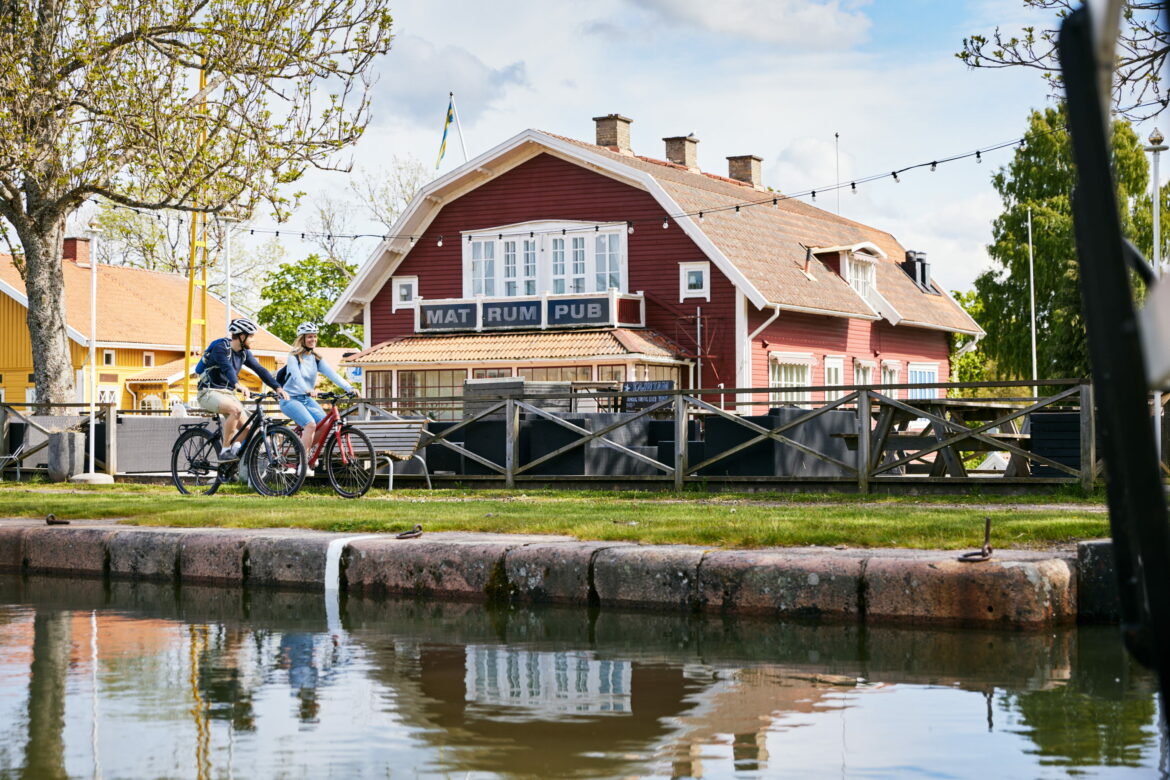 Ny national cykelrute langs Göta Kanal i Vestsverige åbner 10. juni