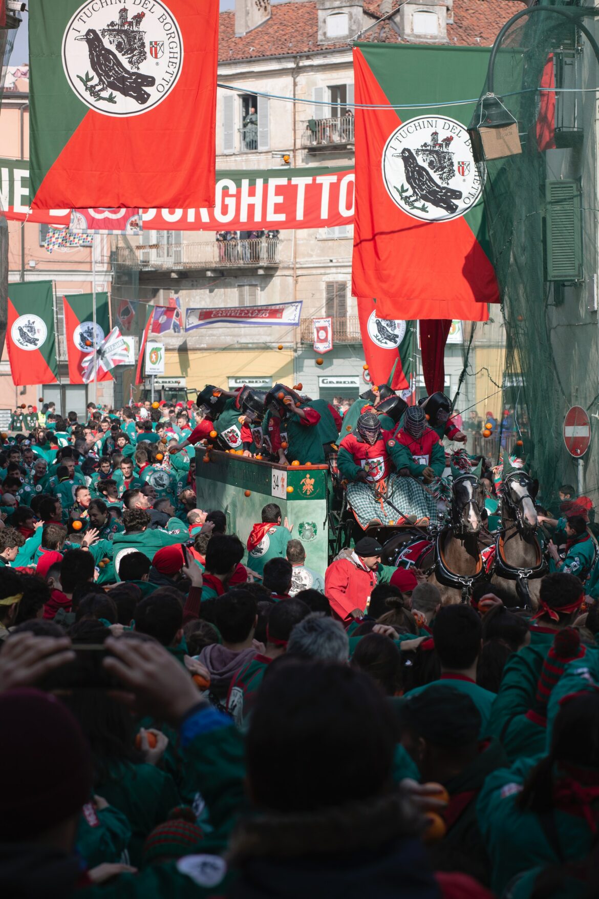 Anderledes madmarked: Ivrea Carnival i Italien