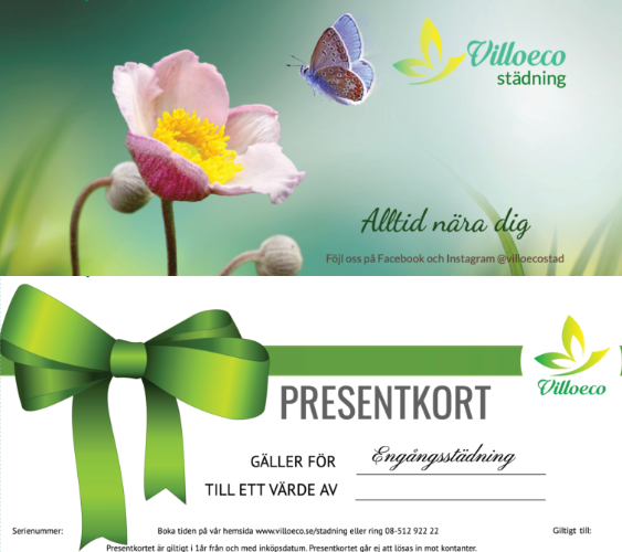 Villoeco Presentkort